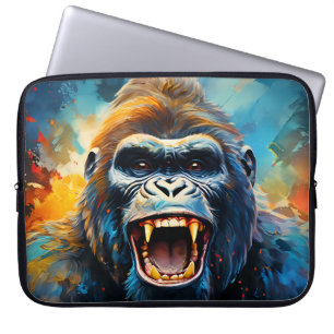Smiling Gorilla Laptop Sleeve