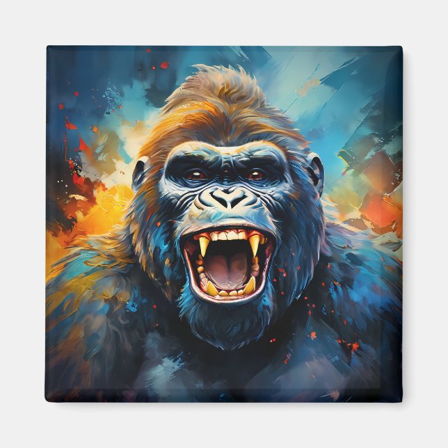 Smiling Gorilla  Magnet (Front)