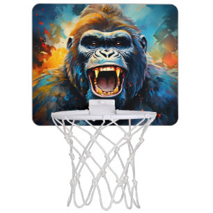Smiling Gorilla Mini Basketball Hoop