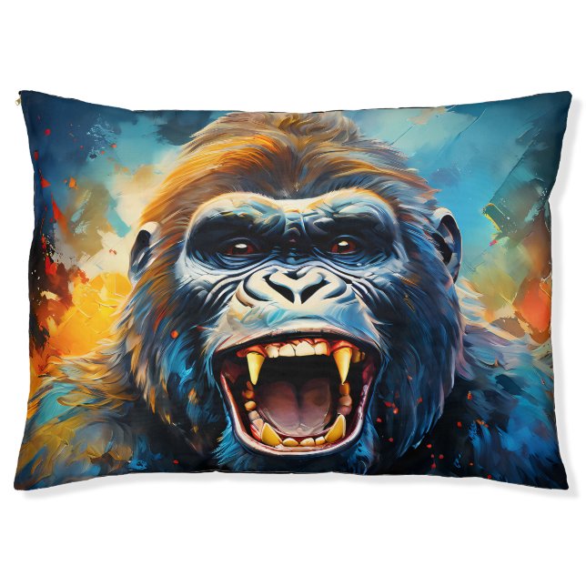 Smiling Gorilla  Pet Bed (Front)