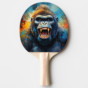 Smiling Gorilla Ping Pong Paddle