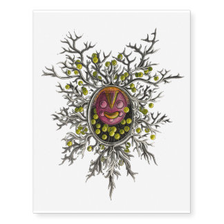 Smiling grape temporary tattoos