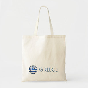 Smiling Greek Flag Tote Bag