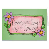 Smiling - Greeting Card (Front Horizontal)