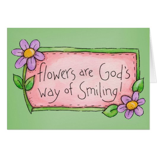 Smiling - Greeting Card (Front Horizontal)