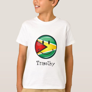 Smiling Guyanese Flag T-Shirt