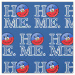 Smiling Haitian Flag Housewarming Fabric