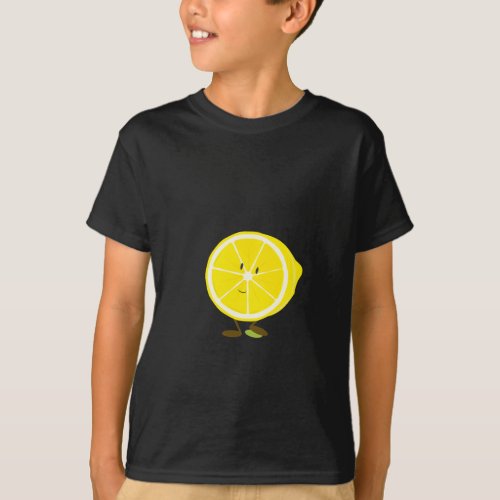 Smiling half lemon character T_Shirt