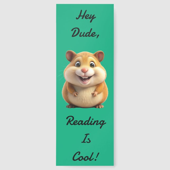 Smiling Hamster Bookmark (Front)