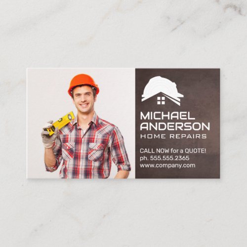 Smiling Handyman Business Card