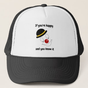 Smiling Happy Clown Trucker Hat