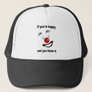 Smiling Happy Clown Trucker Hat