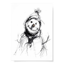 Smiling Happy Snowman