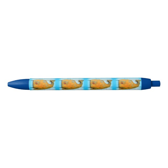 smiling happy whales pen (Front)