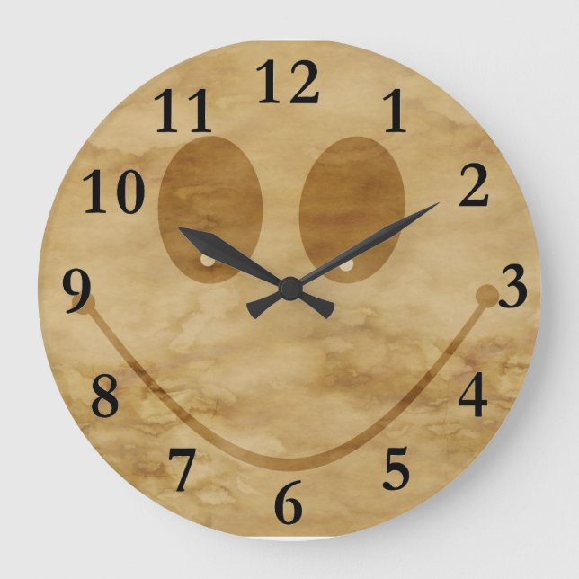 Smiling havana large clock (Front)