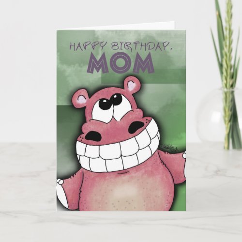 Smiling Hippo_Birthday Card