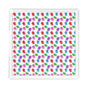 Smiling Hippo Collection Acrylic Tray