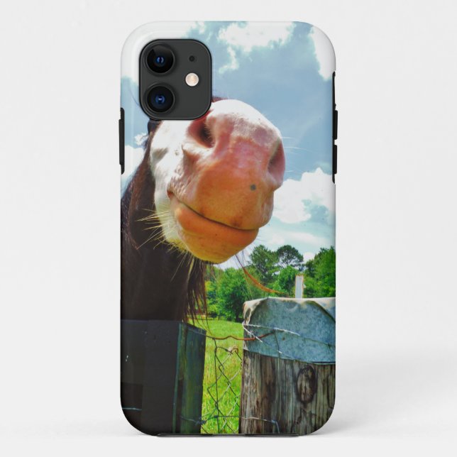 Smiling Horse Case-Mate iPhone Case (Back)