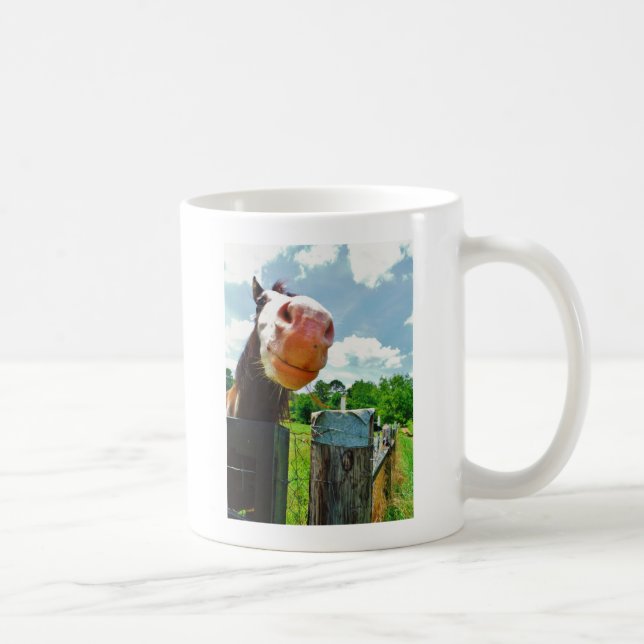 Smiling Horse Coffee Mug (Right)