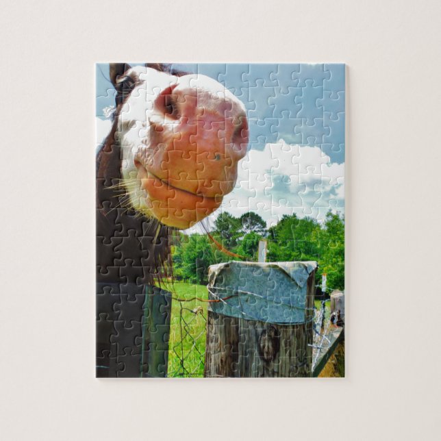 Smiling Horse Jigsaw Puzzle (Vertical)
