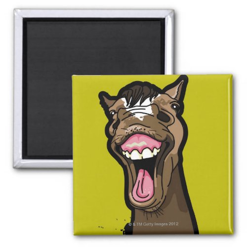 Smiling Horse Magnet