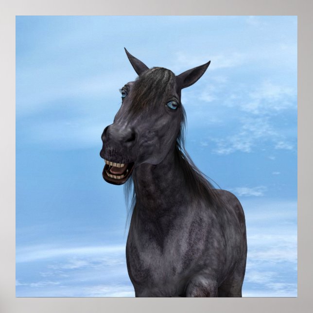 Smiling Horse Poster (Front)