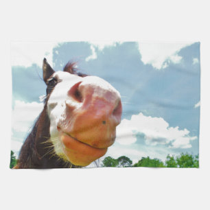 Smiling Horse Towel
