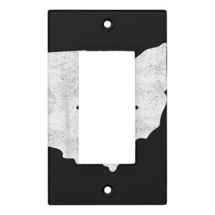 Smiling in OH – Funny Ohio Happy Face  Light Switch Cover
