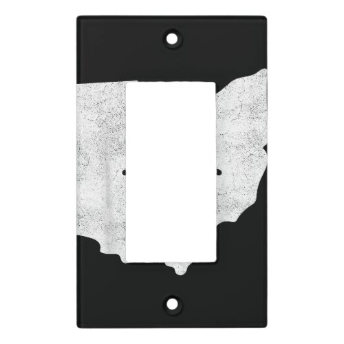 Smiling in OH â Funny Ohio Happy Face  Light Switch Cover