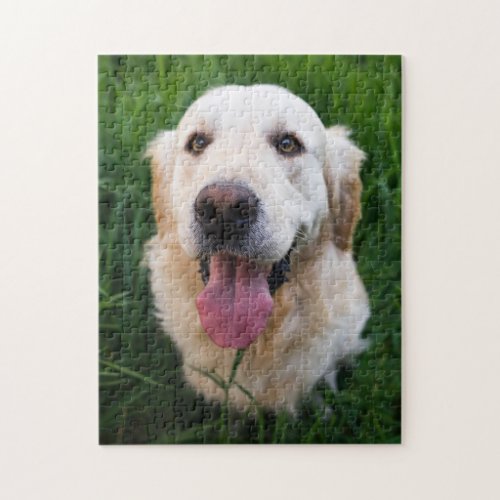 Smiling In The Grass Jigsaw Puzzle