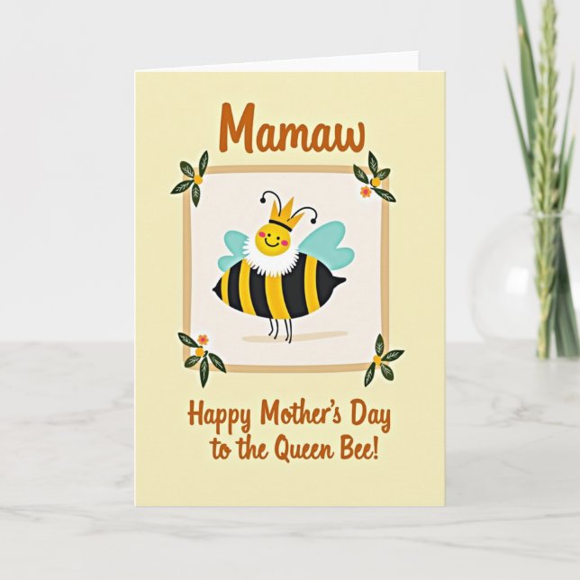 Smiling Insect Mother Card (Front)