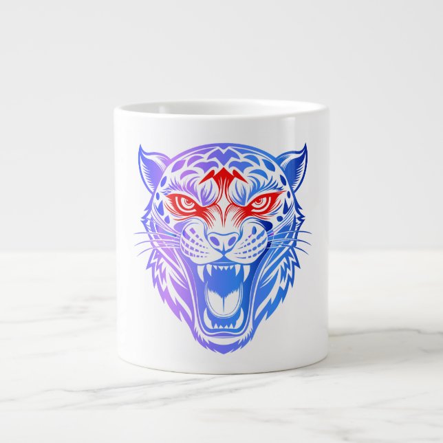 Smiling Kitty Giant Coffee Mug (Front)