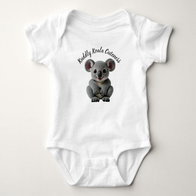 Smiling Koala Baby Romper (Front)