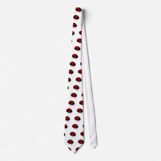 Smiling Ladybug  - Neck Tie (Front)