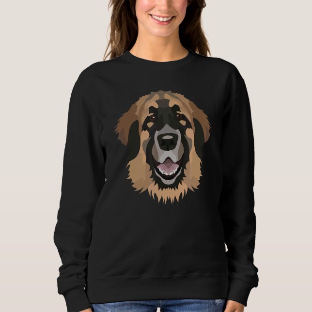 Smiling Leonberger Sweatshirt (Front)
