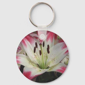 Smiling Lily ~ Keychain by Andy2302 at Zazzle