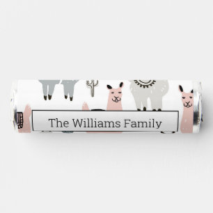 Smiling Llamas Pattern Breath Savers® Mints