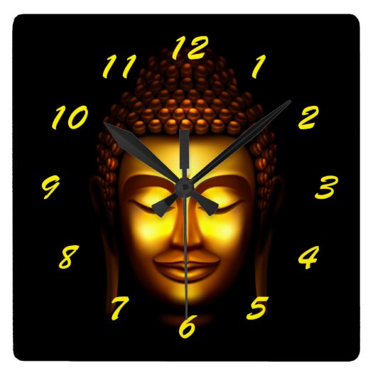 Smiling Lord Buddha Gold and Black