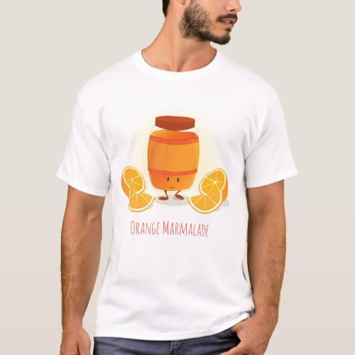 Smiling Marmalade Jam  Mens T_shirt