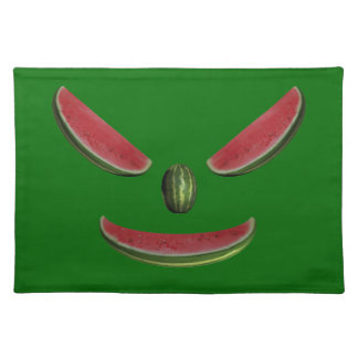 Smiling Melon Face Cloth Placemat