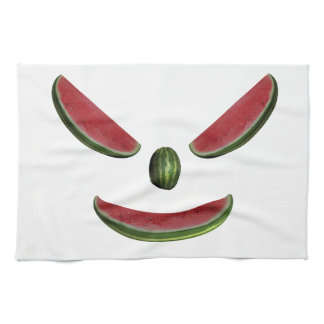 Smiling Melon Face Kitchen Towel