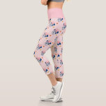 Smiling Minnie Mouse Floral Pattern Capri Leggings<br><div class="desc">Bright, cheerful, and endlessly charming, this all-over pattern features Minnie Mouse’s happy smile paired with sweet floral accents and soft pastel tones. The playful repeat design creates a fun, upbeat look that feels fresh, whimsical, and full of classic Disney joy. Perfect for customizable Zazzle products like stationery, home décor, and...</div>
