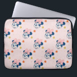 Smiling Minnie Mouse Floral Pattern Laptop Sleeve<br><div class="desc">Bright, cheerful, and endlessly charming, this all-over pattern features Minnie Mouse’s happy smile paired with sweet floral accents and soft pastel tones. The playful repeat design creates a fun, upbeat look that feels fresh, whimsical, and full of classic Disney joy. Perfect for customizable Zazzle products like stationery, home décor, and...</div>