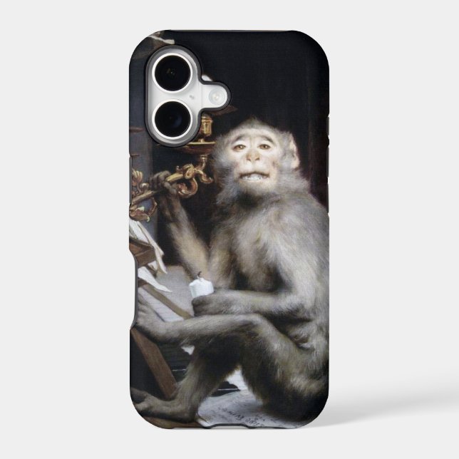 Smiling Monkey Iphone Case (Back)