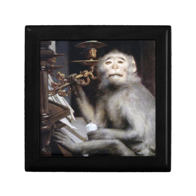 Smiling Monkey Jewelry Box (Front)