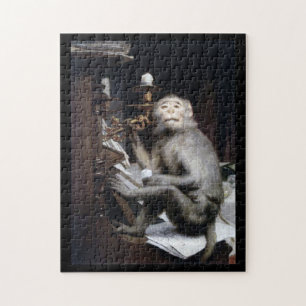Smiling Monkey Jigsaw Puzzle