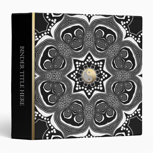 Smiling Monkey Optical YinYang Album Binder (Front/Spine)