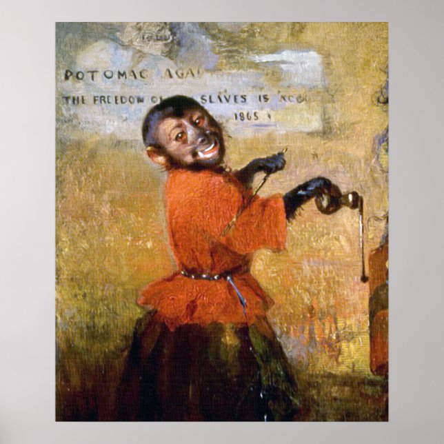 Smiling Monkey Poster (Front)