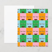 Smiling monster block faces (Front/Back)