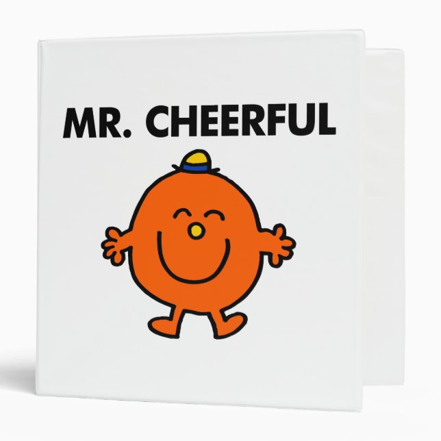 Smiling Mr. Cheerful 3 Ring Binder (Front/Inside)